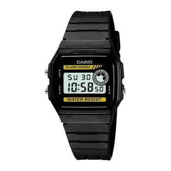 Цифровые черные унисекс часы, Black Digital Unisex Watch, произв. Casio