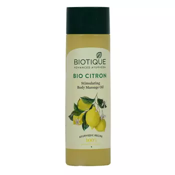Цитрусовое массажное масло (200 мл), Bio Citron Body Massage Oil, произв. Biotique