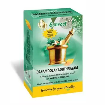 Дашамулакадутраям Кашая Сукшма Чурна (100 г), Dasamoolakaduthrayam Kashaya Sookshma Choornam, произв. Everest Ayurveda