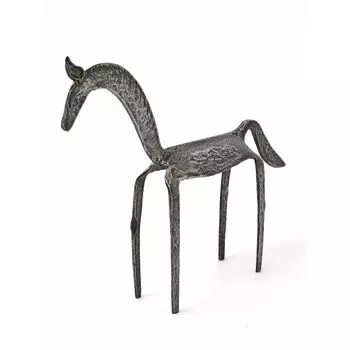 Декоративная металлическая лошадь маленькая, Цинк, Iron Horse Zinc Small, произв. John Molly Decor&Gifts