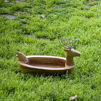 Деревянное блюдо, Decoratory Vase, Handmade, произв. MYINDIA