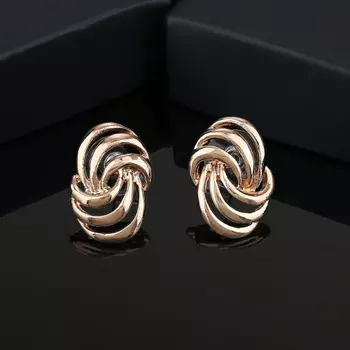 Designer Gold Tone Earrings