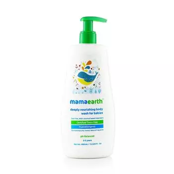Детский гель для душа: для глубокого питания кожи (400 мл), Deeply Nourishing Wash for Babies, произв. Mamaearth