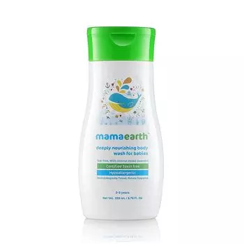Детский гель для душа: для глубокого питания кожи (200 мл), Deeply Nourishing Wash for Babies, произв. Mamaearth