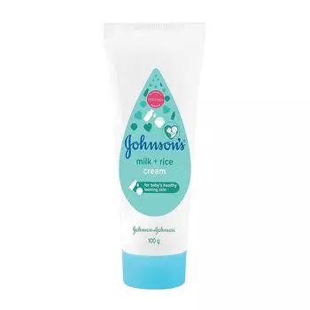 Детский крем с Молоком и Рисом (100 г), Milk + Rice Cream, произв. Johnson’s Baby