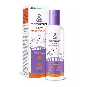Детское массажное масло (200 мл), Mamaxpert Baby Massage Oil, произв. Cipla