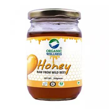 Дикий мед (350 г), Raw & Wild Honey, произв. Organic Wellness