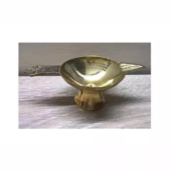 Дипак (Дия) из Латуни, Brass Deepak (Diya) Stand, произв. Kalyan Puja