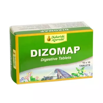 Дизомап (100 таб, 500 мг), Dizomap, произв. Maharishi Ayurveda