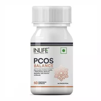 Добавка для баланса женских гормонов (60 кап), PCOS Balance, произв. INLIFE
