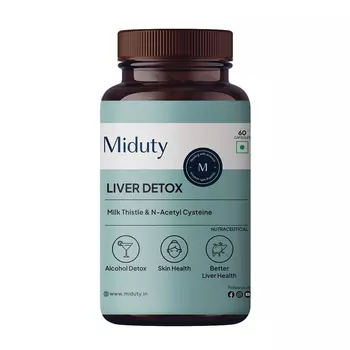 Добавка для детокса печени (60 кап), Liver Detox, произв. Miduty