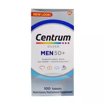 Добавка для мужчин 50+ (100 таб), Silver Men 50+, произв. Centrum