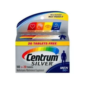 Добавка для мужчин 50+ (120 таб), Silver Men 50+, произв. Centrum
