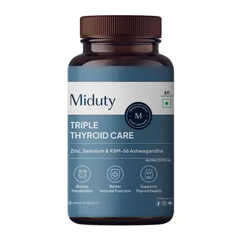 Добавка для щитовидной железы (60 кап), Triple Thyroid Care, произв. Miduty