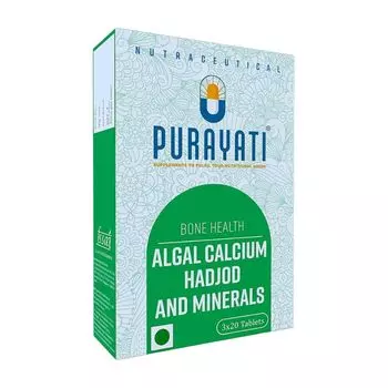 Добавка для здоровья костей (60 таб), Bone Health, произв. Purayati