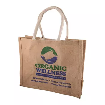 Джутовая сумка (90 г), Jute Bag, произв. Organic Wellness
