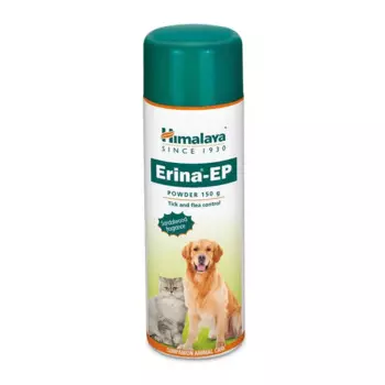 Ерина-ЕП: порошок для кошек и собак от блох, клещей и вшей (150 г), Erina-EP, произв. Himalaya