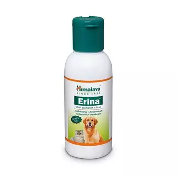 Ерина: шампунь для очищения шерсти (120 мл), Erina Coat Cleanser, произв. Himalaya