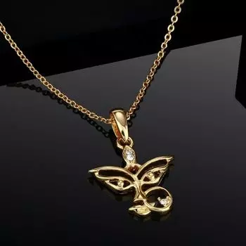 Estele - 24KT Gold Plated Devotional Durga Ma Pendant with Austrian Crystals for Women / Girls