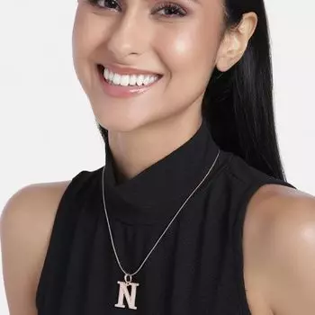 Estele - Charm "N" Rosegold plated Pendant