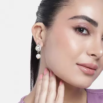 Estele Gold Tone Plated Womens Earrings