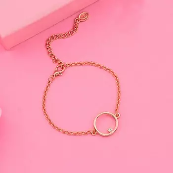 Estele Polaris Rose Gold Bracelet Using Austrian Crystals