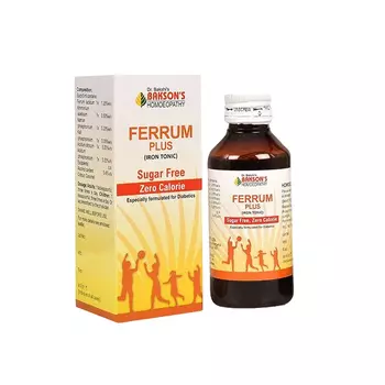 Феррум Плюс без сахара и калорий (115 мл), Ferrum Plus Sugar Free Zero Calorie, произв. Bakson
