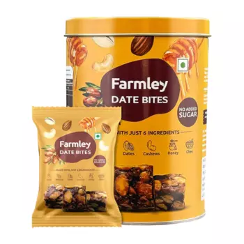 Финиковые батончики без сахара (180 г), Date Bites No Added Sugar, произв. Farmley