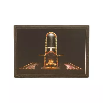 Фотография Дхьяналинги в рамке черная (6 x 4 дюйма), Dhyanalinga Photo Black with Frame, произв. Isha Life