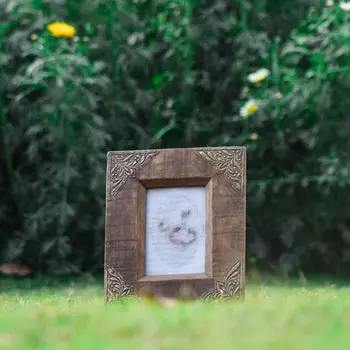 Фоторамка ручной работы, Photo Frame Wooden, Handmade, произв. MYINDIA