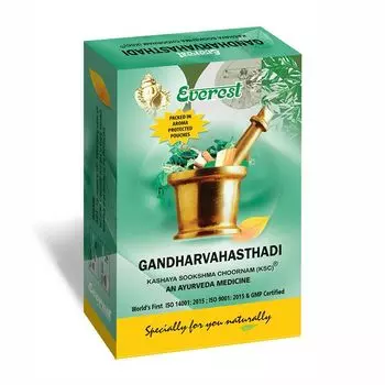 Гандхарвахастади Кашая Сукшма Чурна (100 г), Gandharvahasthadi Kashaya Sookshma Choornam, произв. Everest Ayurveda