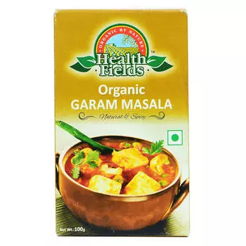Гарам Масала: универсальная приправа (100 г), Organic Garam Masala, произв. Health Fields