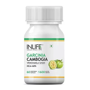 Гарциния камбоджийская (60 кап, 1600 мг), Garcinia Cambogia, произв. INLIFE