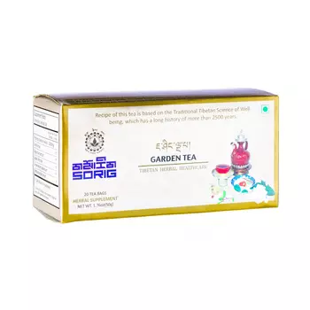 Гарден: тибетский натуральный чай (20 пак х 2,5 г), Garden Tea, произв. Sorig