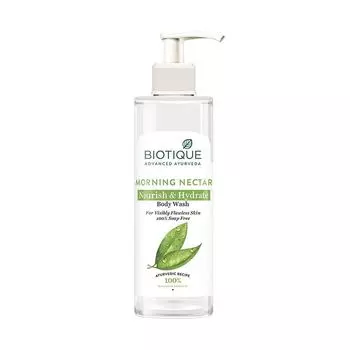 Гель для душа: питание и увлажнение кожи (200 мл), Morning Nectar Nourish & Hydrate Body Wash, произв. Biotique