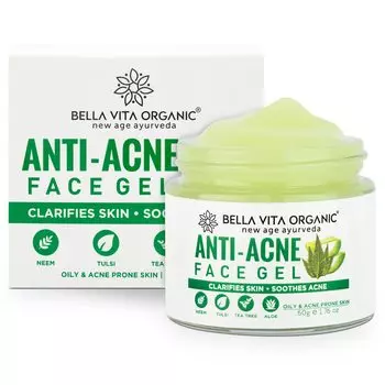 Гель для лица против акне (50 г), Anti-Acne Face Gel, произв. Bella Vita