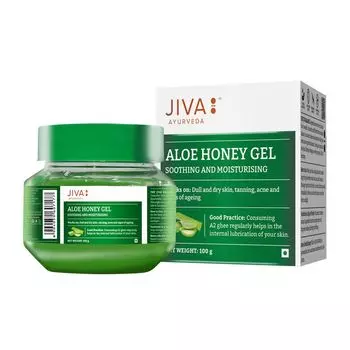 Гель для лица с Алоэ и Медом (100 г), Aloe Honey Gel, произв. Jiva