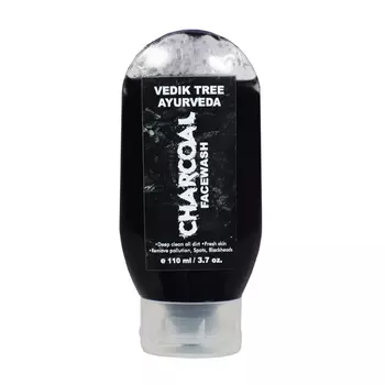 Гель для умывания на основе Угля (110 мл), Charcoal Facewash, произв. Vedik Tree
