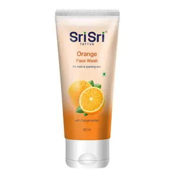 Гель для умывания с Апельсином (60 мл), Orange Face Wash, произв. Sri Sri Tattva
