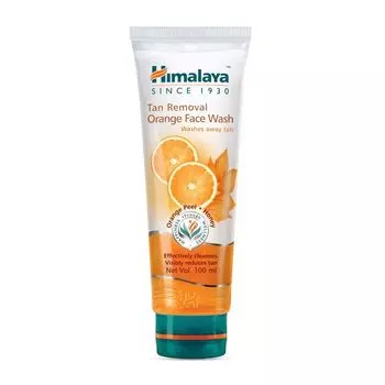 Гель для умывания с Апельсином и Медом: выравнивание тона (50 мл), Tan Removal Orange Face Wash, произв. Himalaya