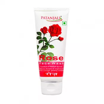 Гель для умывания с Розой (60 г), Rose Face Wash, произв. Patanjali