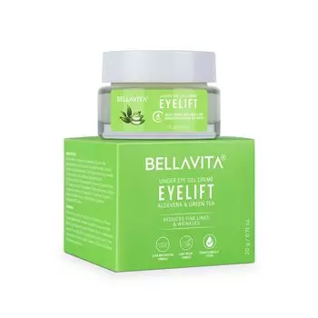 Гель-крем для кожи вокруг глаз с Алоэ вера и Зеленым чаем (20 г), EyeLift Under Eye Gel Creme Aloevera & Green Tea, произв. Bella Vita