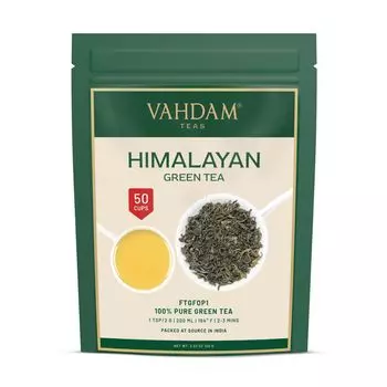 Гималайский зеленый чай (100 г), Himalayan Green Tea, произв. VAHDAM