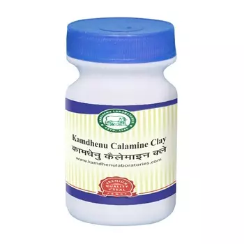 Глиняная маска с Каламином (250 г), Calamine Clay, произв. Kamdhenu