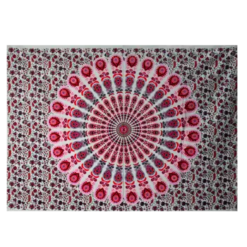 Гобелен настенный из хлопка (108 см x 77 см), Wall Hanging Cotton Bright Pink Picture, произв. MYINDIA