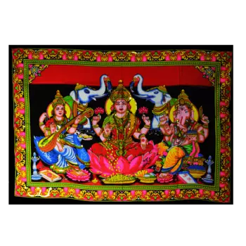 Гобелен настенный из хлопка (110 см х 75 см), Wall Hanging Cotton, произв. MYINDIA