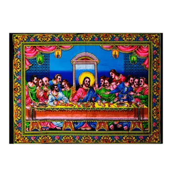 Гобелен настенный из хлопка Тайная вечеря (105 см x 74 см), Wall Hanging Cotton, произв. MYINDIA