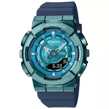 Голубые комбинированные женские часы, Blue Combination Women's Watch, произв. Casio