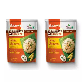 Готовая смесь для Гхи Упмаву (2 x 200 г), Ready Mix Ghee Upmavu, произв. Eastern