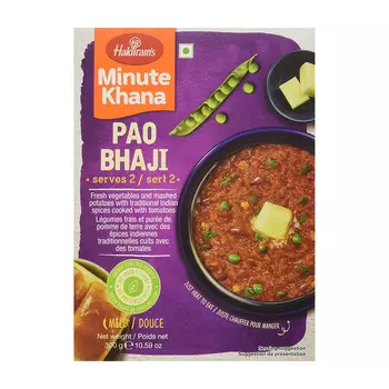 Готовое блюдо (Картофельное пюре с овощами) (300 г), Pao Bhaji, произв. Haldiram's